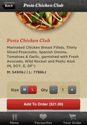 Crust Pizza android App screenshot 1